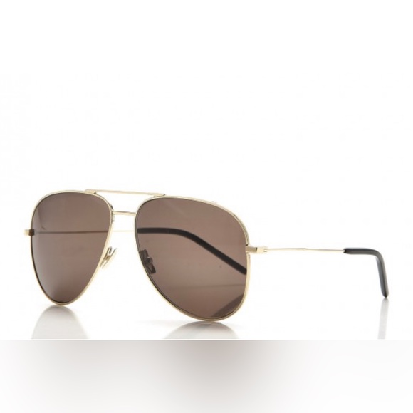 New! Saint Laurent Shields Aviator Sunglasses - Picture 8 of 15